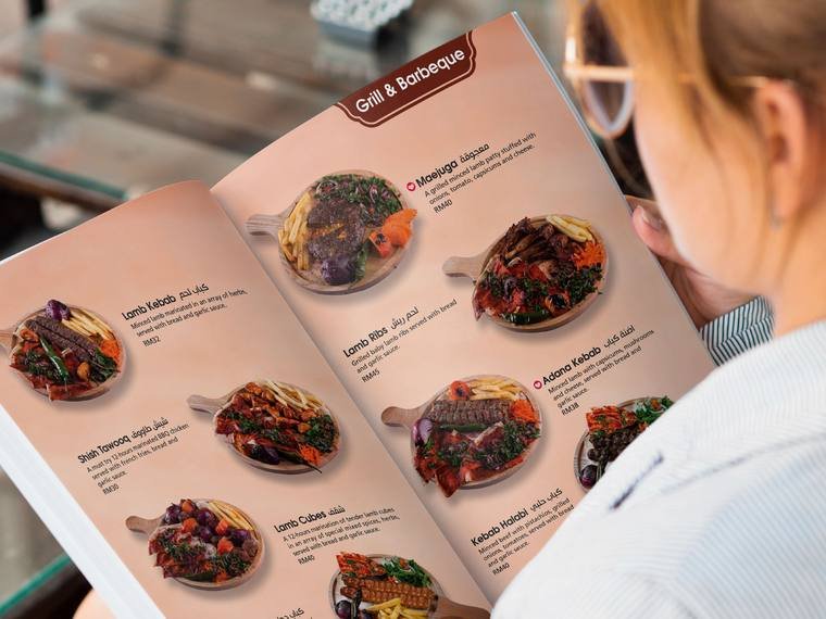 Menu book